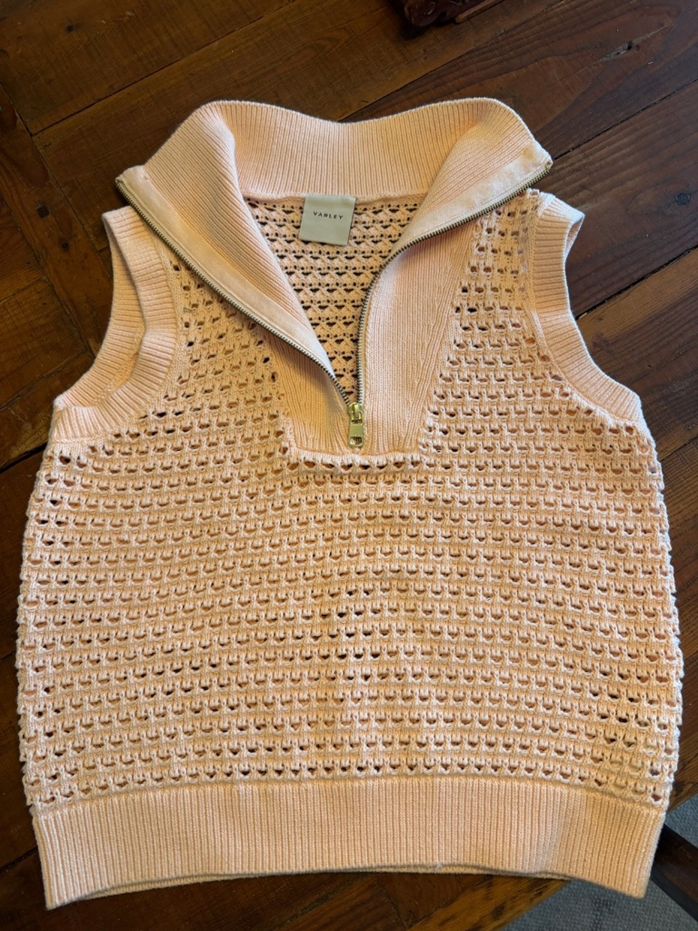 Varley Bains Half-zip knit tank